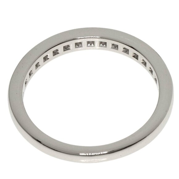 TIFFANY & CO. Platinum Diamond Ring - Picture 4 of 9